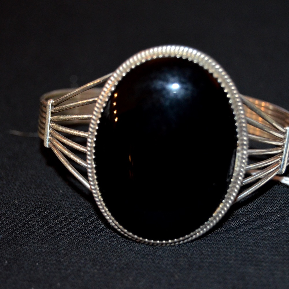 Sterling & Black Onyx Bracelet